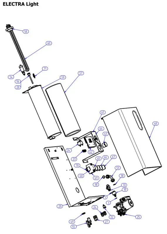 Запчасти для Mora Electra Light