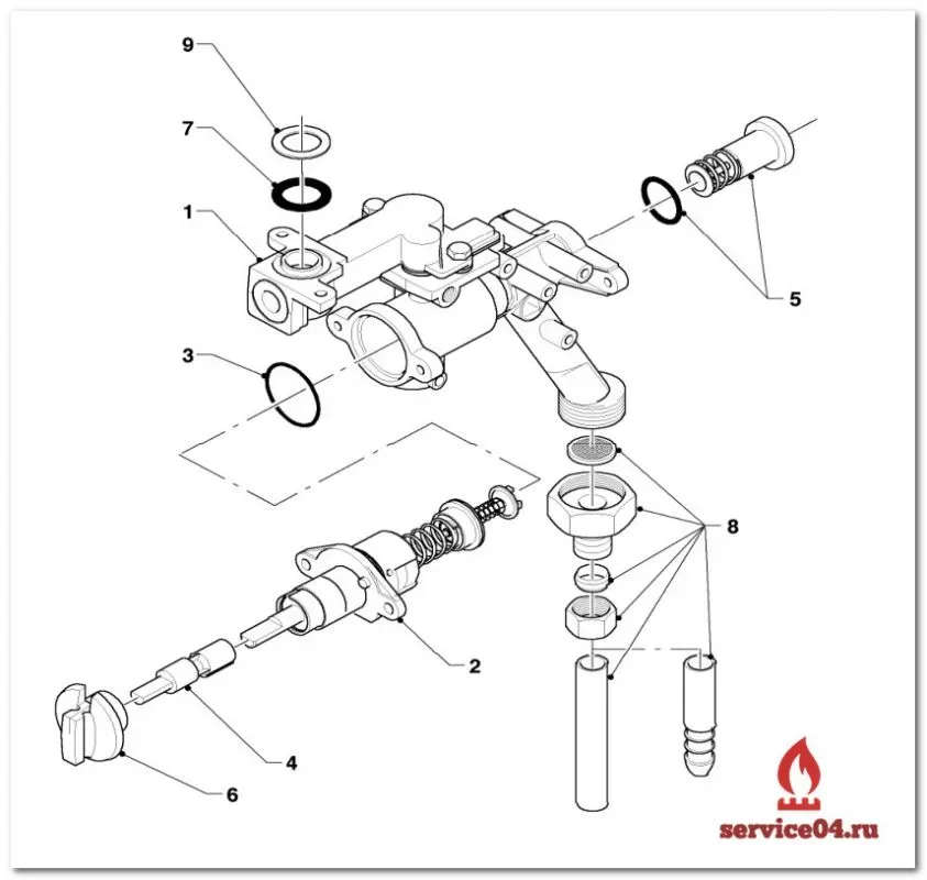 Газовый клапан vaillant mag pro oe 11-0/0 xz c+ h